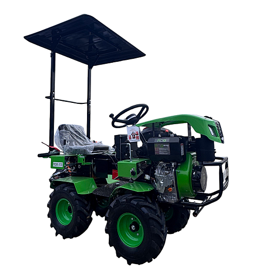 Motocultor RDB 192E hidraulic cu far si acoperis