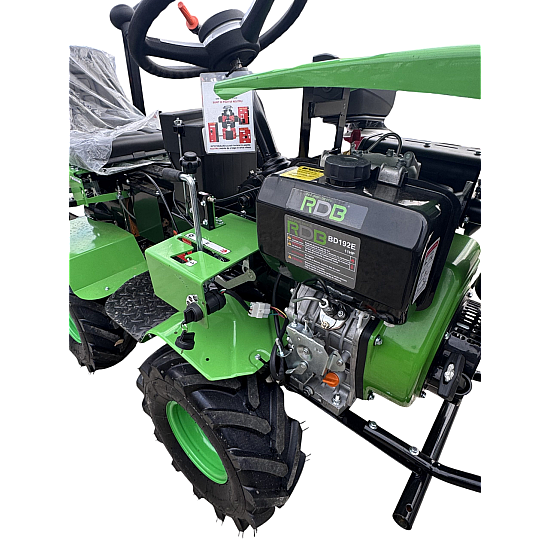 Motocultor RDB 192E hidraulic cu far si acoperis