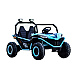 Masinuta electrica tip buggy UTV RDB-608, 24V/7Ah, 300W, roti EVA, scaun piele ecologica, telecomanda, intrare AUX (MP3) / USB / Bluetooth / Radio FM pentru 2 copii