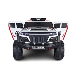 MASINUTA ELECTRICA PENTRU COPII RDB-7688 TIP SUV SUPER CU 4 MOTOARE 390W, 2 LOCURI, 12V7AH, ROTI EVA, ALB