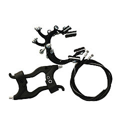 Set complet frână V-Brake - Manete aluminiu Set complet frână V-Brake - Manete aluminiu