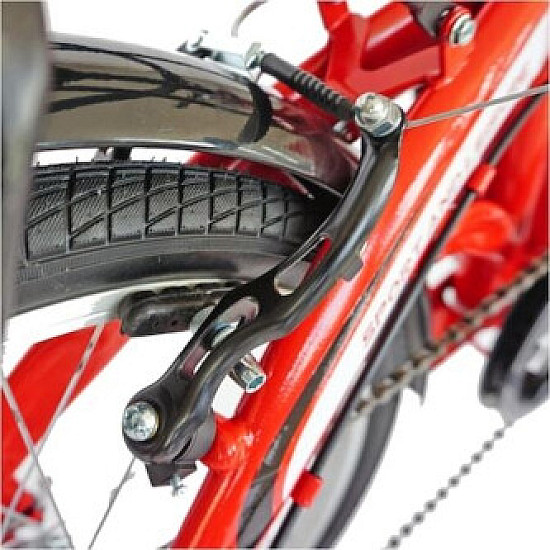 Bicicleta Velors Pliabila 20" V2055A, Rosu