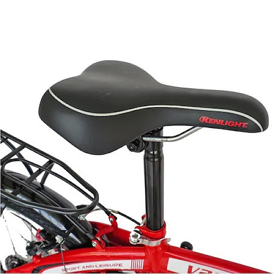 Bicicleta Velors Pliabila 20" V2055A, Rosu