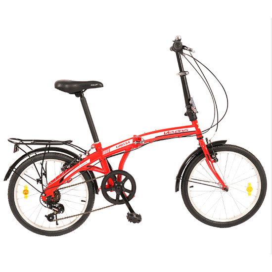 Bicicleta Velors Pliabila 20" V2055A, Rosu