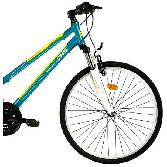 Bicicleta DHS Contura 2666, 26 inch, Verde Bicicleta DHS Contura 2666, 26 inch, Verde