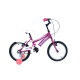Bicicletă RDB Angel, 16 Inch, Cu roți ajutătoare, Roz Bicicletă RDB Angel, 16 Inch, Cu roți ajutătoare, Roz