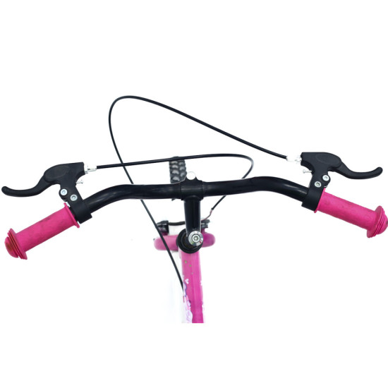 Bicicletă RDB Angel, 16 Inch, Cu roți ajutătoare, Roz Bicicletă RDB Angel, 16 Inch, Cu roți ajutătoare, Roz