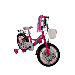 Bicicleta copii RDB MIYU culoare roz/alb roata 16 otel Bicicleta copii RDB MIYU culoare roz/alb roata 16 otel