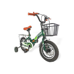 Bicicleta Copii "RDB Pescarusul" Verde, Pliabila, cu Frana Disc (12 inch)