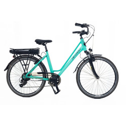 Bicicletă Electrică RDB Devron City Albastru Deschis 26 Inch