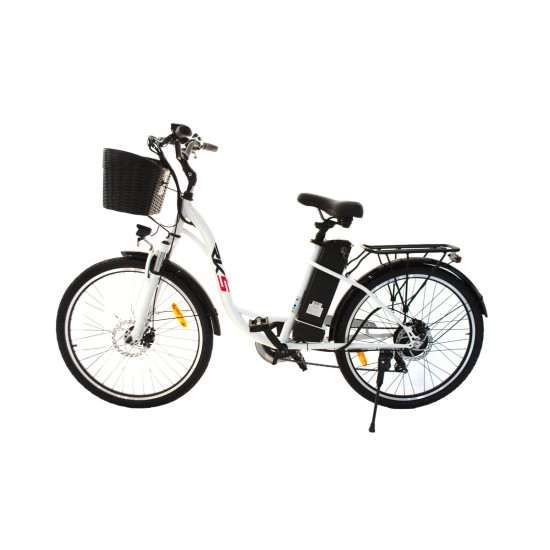 Bicicleta electrica RDB NE10, 250W, 25 km/h, autonomie 45-60 km, Alb Bicicleta electrica RDB NE10, 250W, 25 km/h, autonomie 45-60 km, Alb