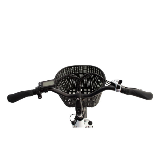 Bicicleta electrica RDB NE10, 250W, 25 km/h, autonomie 45-60 km, Alb Bicicleta electrica RDB NE10, 250W, 25 km/h, autonomie 45-60 km, Alb