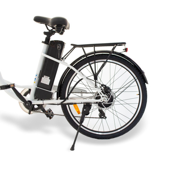 Bicicleta electrica RDB NE10, 250W, 25 km/h, autonomie 45-60 km, Alb Bicicleta electrica RDB NE10, 250W, 25 km/h, autonomie 45-60 km, Alb
