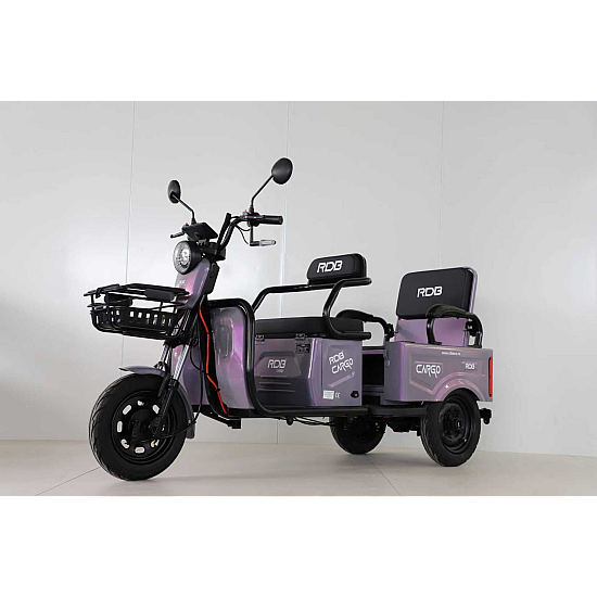 Triciclu Electric RDB CARGO, fara permis, 2000W, 25km/h