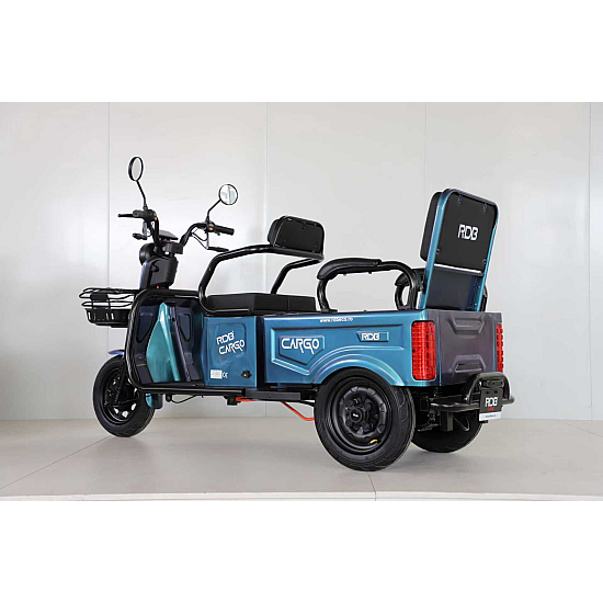 Triciclu Electric RDB CARGO, fara permis, 2000W, 25km/h
