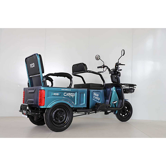 Triciclu Electric RDB CARGO, fara permis, 2000W, 25km/h
