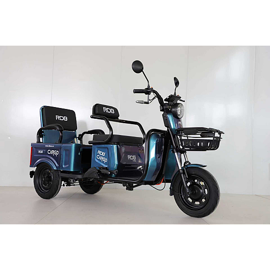 Triciclu Electric RDB CARGO, fara permis, 2000W, 25km/h