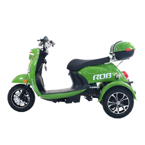 Tricicletă electrică RDB E-KLASS, 800 W, fără permis, model 2022, 25 km/h