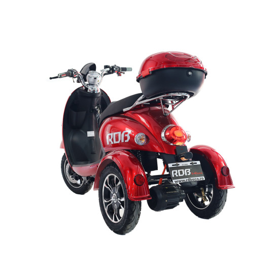 Tricicletă electrică RDB E-KLASS, 800 W, fără permis, model 2022, 25 km/h