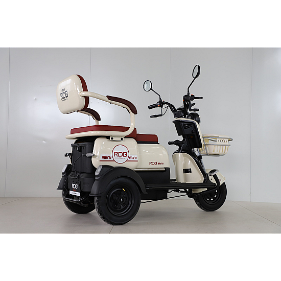 Triciclu Electric RDB MINI, fara permis, 2000W, 25km/h