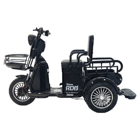 Tricicleta electrica RDB Sinoe fara permis, 500W, 2022, 25 km/h