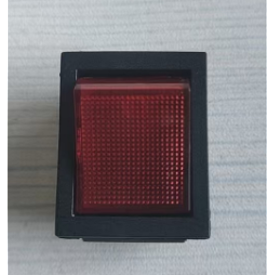 Capac roșu pătrat D4 (comutator nemarcat)