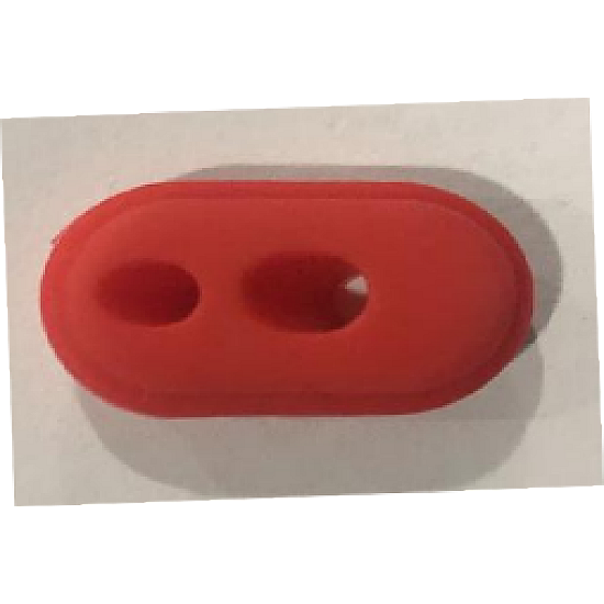 MASCATOR MARE ROSU DIN SILICON CU DOUA GAURI CC10