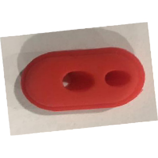 MASCATOR MIC ROSU DIN SILICON CU DOUA GAURI CC10