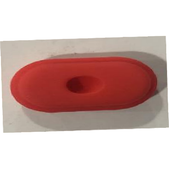 MASCATOR MARE ROSU DIN SILICON CU O GAURA CC10